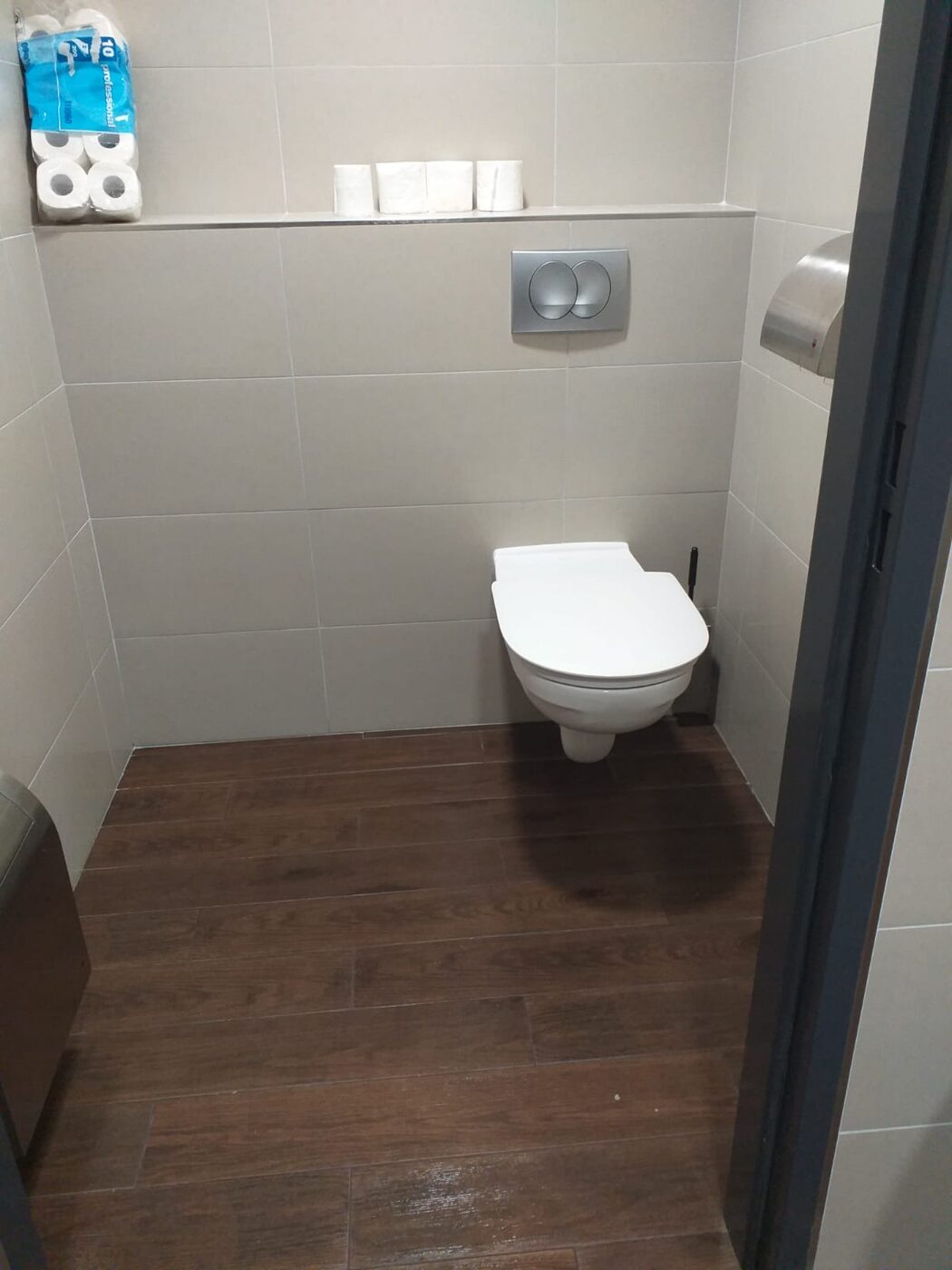Sanitaires propres après intervention